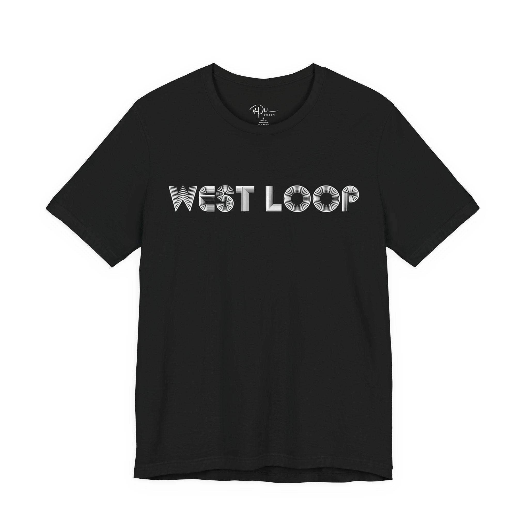 Men's Black West Loop Shirt - The Phi Concept