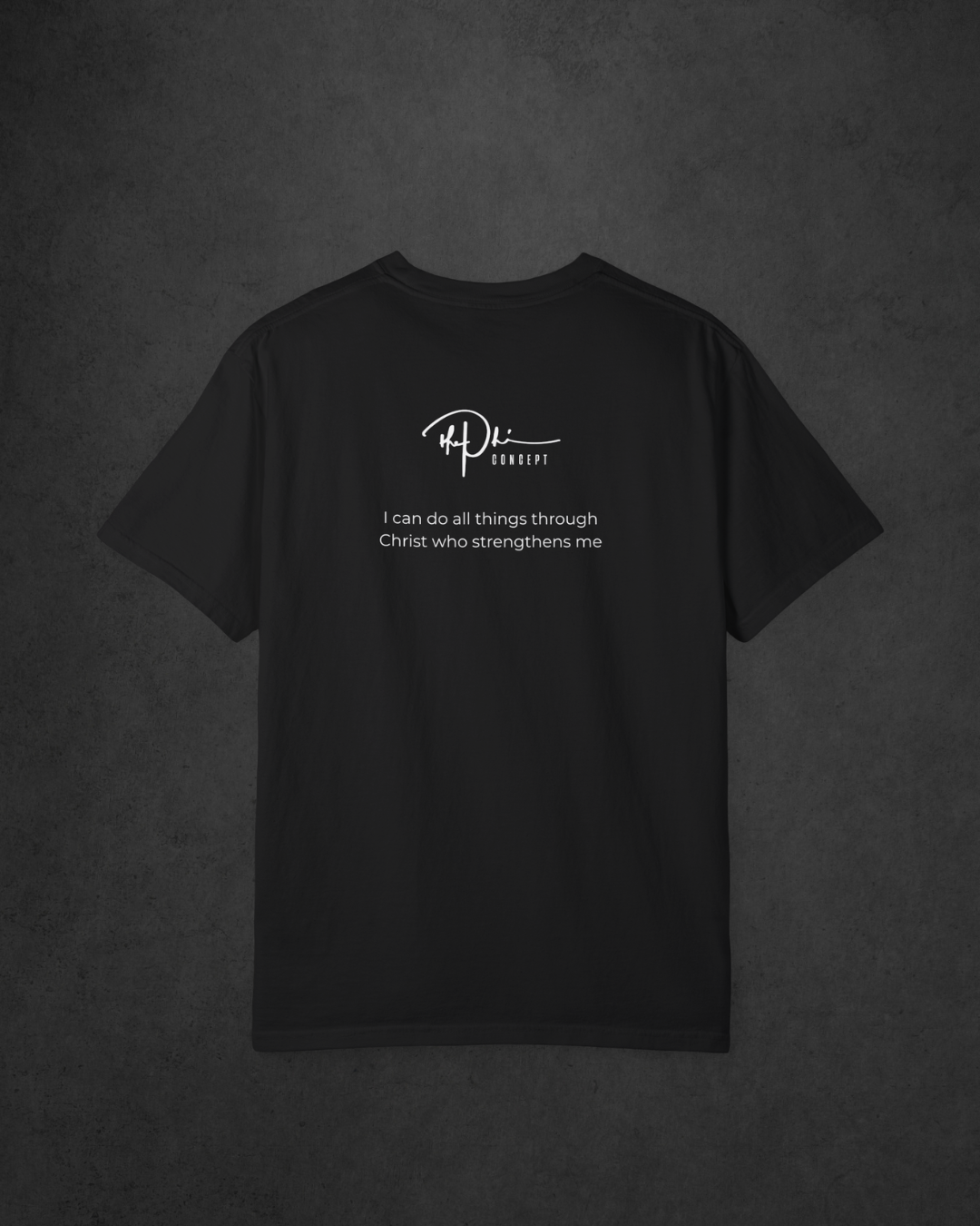Philippians Tee — Black - The Phi Concept