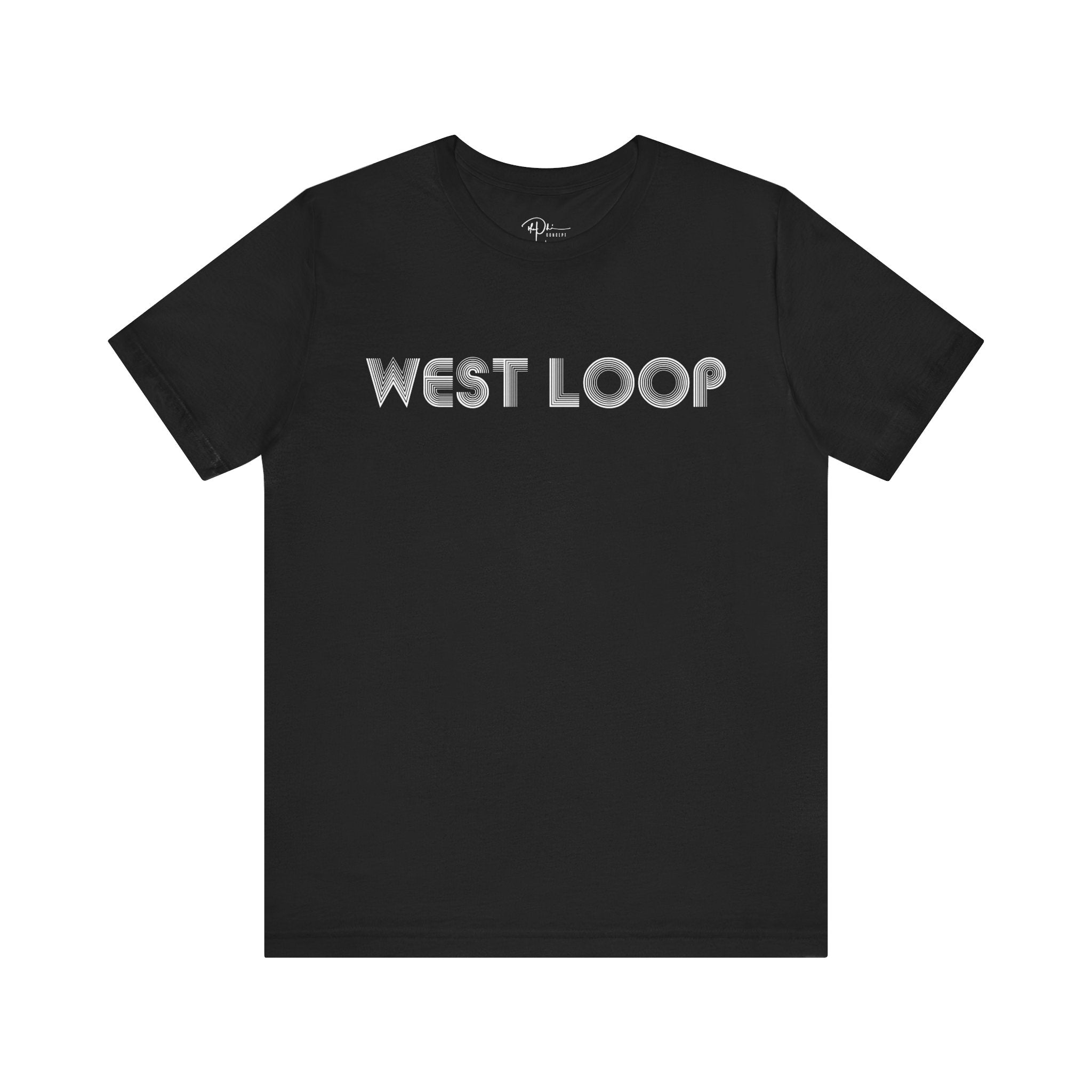 Men's Black West Loop Shirt - The Phi Concept