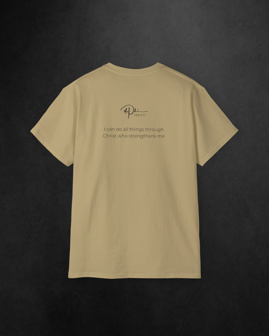 Philippians Tee — Beige - The Phi Concept